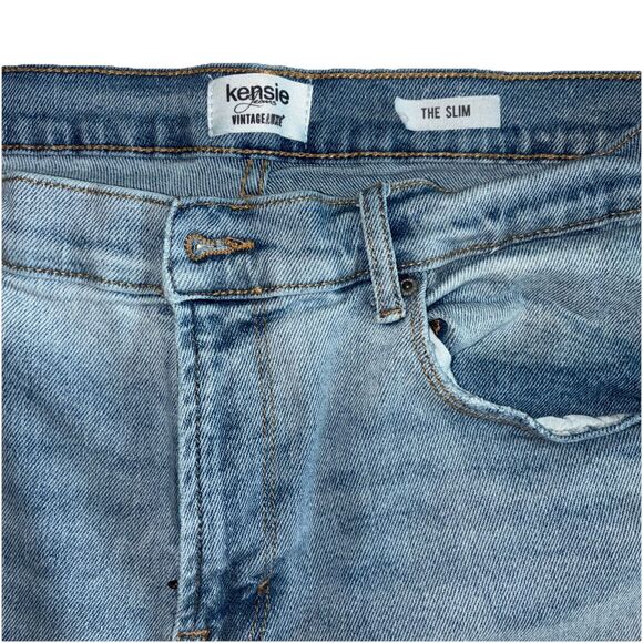 Kenzie Jeans Vintage Luxe, Juliet High Rise Slim Leg Jeans, Women Size 14, Ankle - Picture 3 of 14